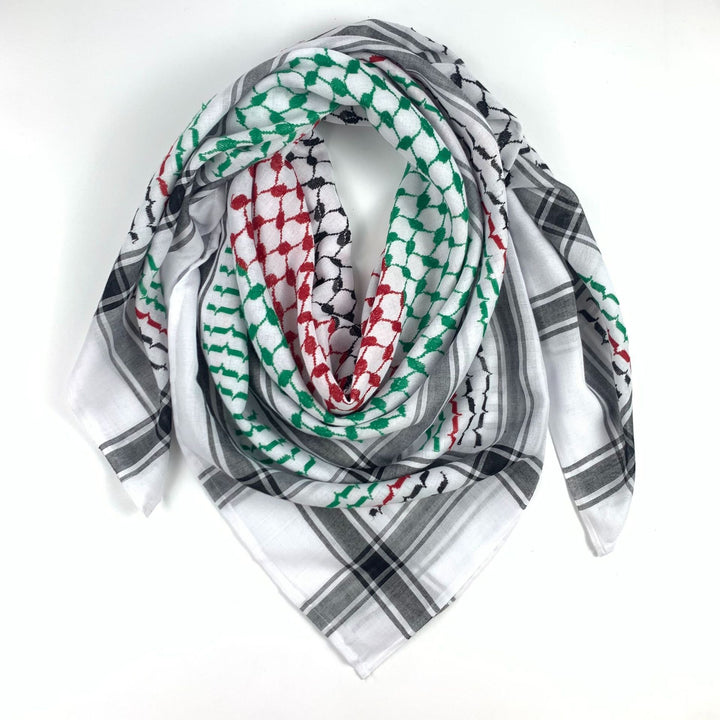 Keffiyeh Jacquard Square Scarf Men Dubai Middle East Muslim Saudi Arabia